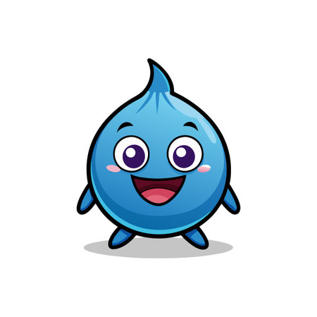 Joyful Water Chestnut Character with Playful Traitsのイラスト素材