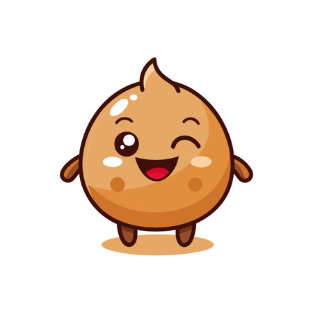 Charming Miso Cartoon Character Designのイラスト素材