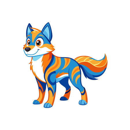 Brave Dash the Daring Dingo Character Designのイラスト素材
