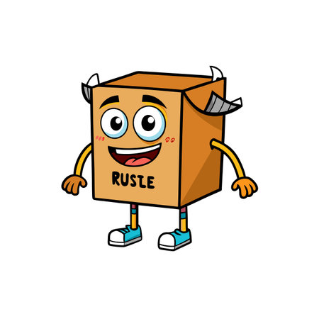 Rustle the Cardboard Box Unique Artwork