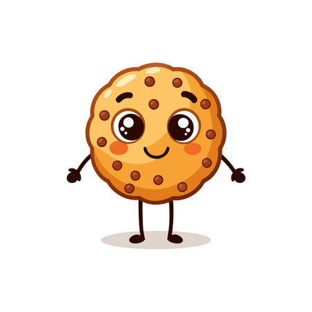 Nibbles the Cookie Monster Unique Illustrationのイラスト素材
