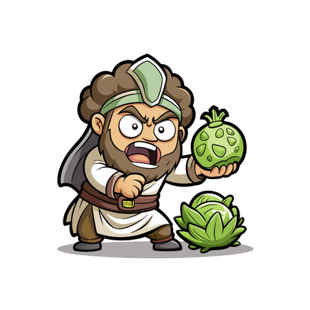 Artistic Bok Choy in Confused Leatherworkのイラスト素材