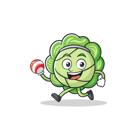 Cabbage in Sprightly Racing Sceneのイラスト素材