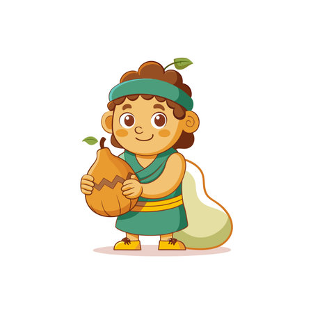 Playful Butternut Squash Design for Culinary Artsのイラスト素材