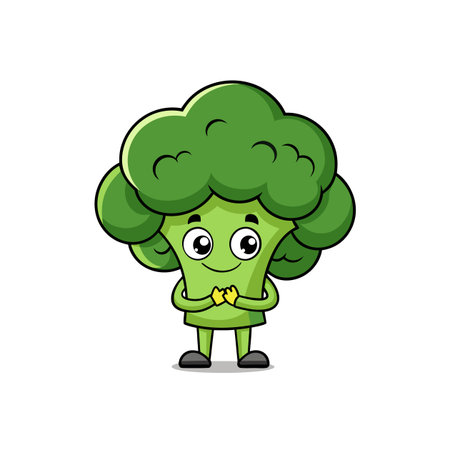 Creative Broccoli Art for Kitchen Decorのイラスト素材
