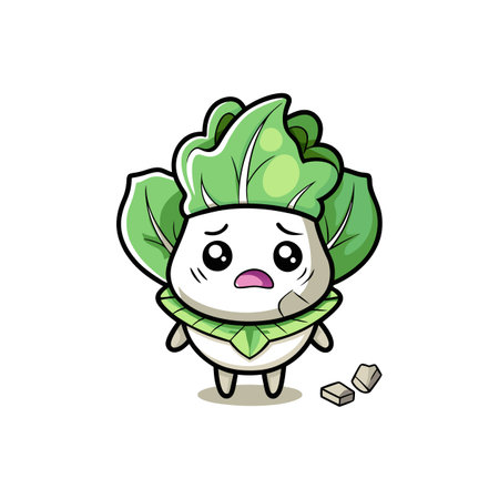 Charming Bok Choy Artwork for Food Enthusiastsのイラスト素材
