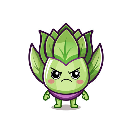 Creative Bok Choy Design for Unique Recipesのイラスト素材