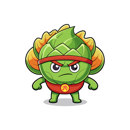 Full Brussels Sprouts Vegetable Rocketry Illustrationのイラスト素材