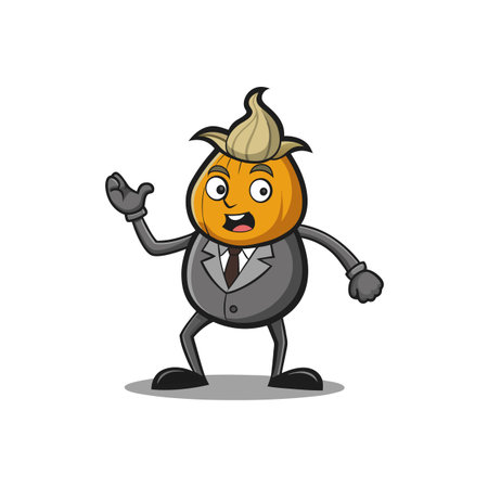 Charming Butternut Squash Illustration for Culinary Artsのイラスト素材