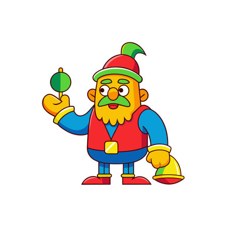 Charming Bell Pepper Design for Healthy Recipesのイラスト素材