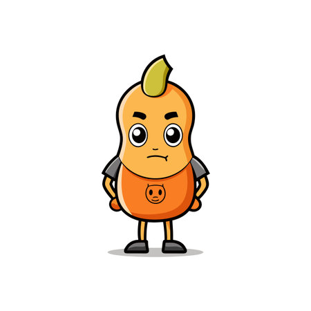 Artistic Butternut Squash in Overstimulated Adventureのイラスト素材