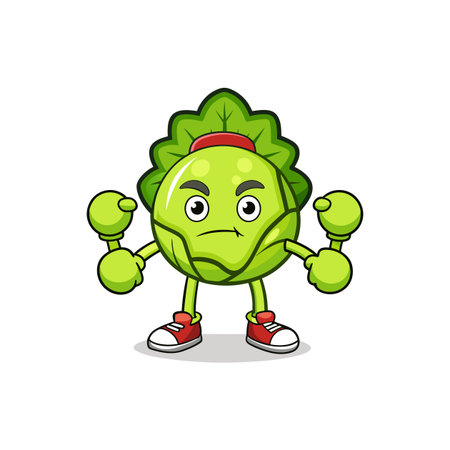 Unique Drunk Brussels Sprouts Vegetable Artのイラスト素材