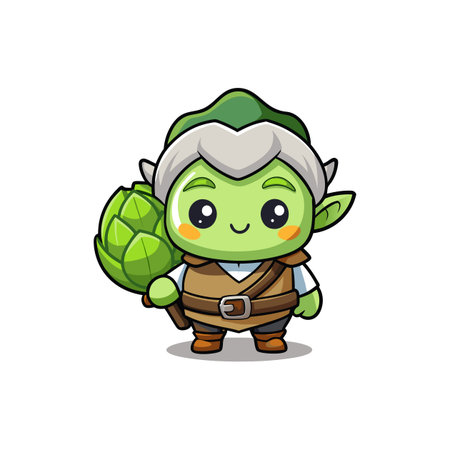 Charming Brussels Sprouts Design for Healthy Cookingのイラスト素材