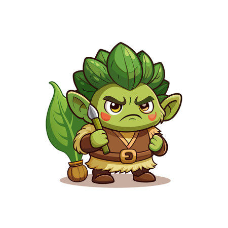 Playful Bok Choy Design for Foraging Funのイラスト素材