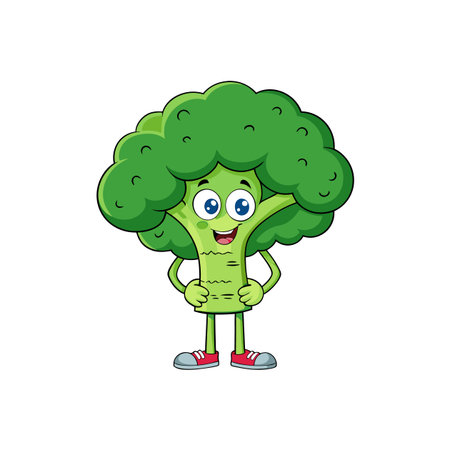 Vibrant Broccoli Artwork for Healthy Cookingのイラスト素材