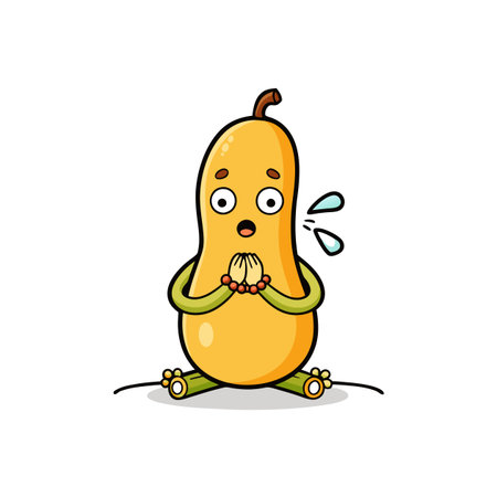 Unique Butternut Squash Design for Culinary Adventuresのイラスト素材