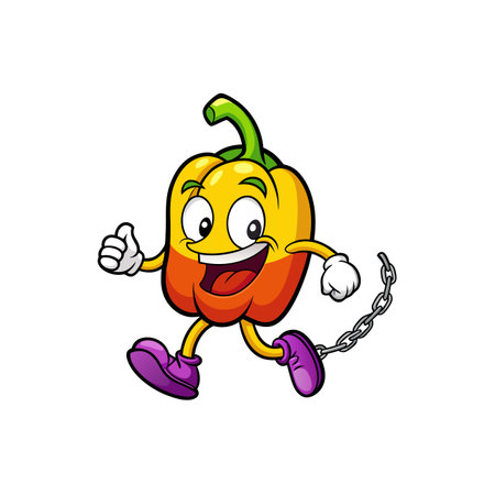 Bell Pepper in Giddy Meditation Adventureのイラスト素材