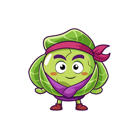Illustration of Brussels Sprouts Short of Breathのイラスト素材