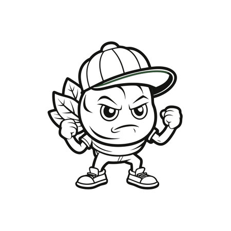 Vibrant Bok Choy Artwork for Fun Recipesのイラスト素材