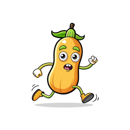 Creative Butternut Squash Design for Unique Recipesのイラスト素材