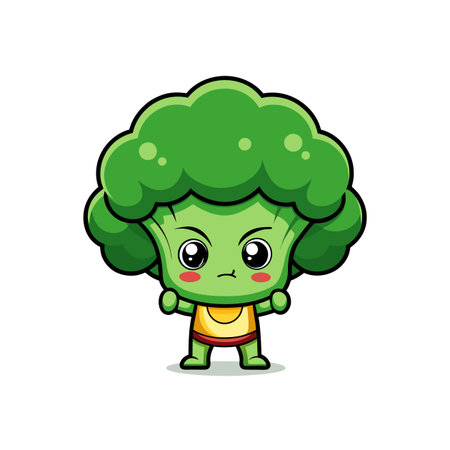 Dynamic Broccoli Design for Learning Adventuresのイラスト素材