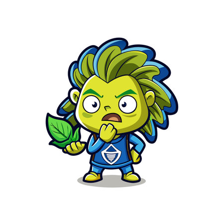 Vibrant Bok Choy Artwork for Food Loversのイラスト素材