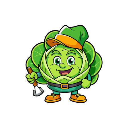 Artistic Cabbage in Sleep Deprived Weavingのイラスト素材