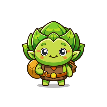 Brussels Sprouts in Fatigued Hunting Adventureのイラスト素材