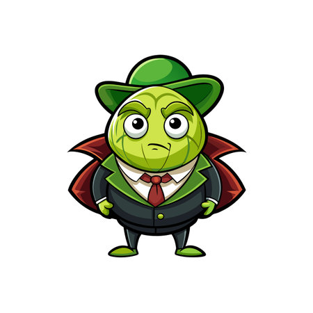 Creative Light Brussels Sprouts Vegetable Designのイラスト素材