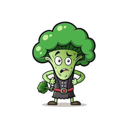 Unique Suffering Broccoli Vegetable Art