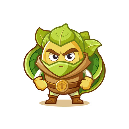 Cabbage Vegetable Character Storytelling Artのイラスト素材