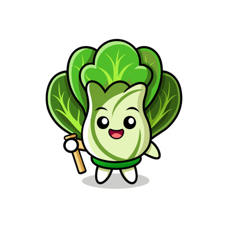 Bok Choy in Fun Scrapbook Designのイラスト素材