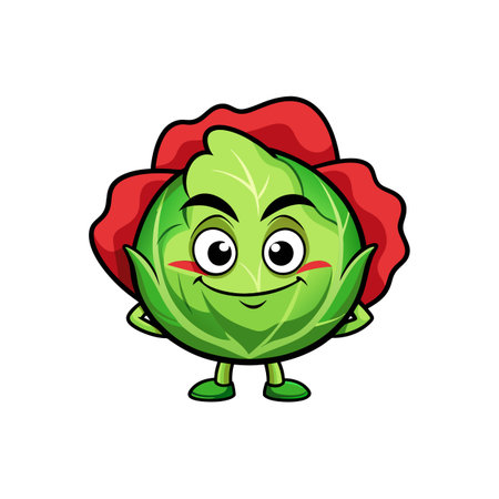 Delightful Cabbage Sketch for Creative Usesのイラスト素材