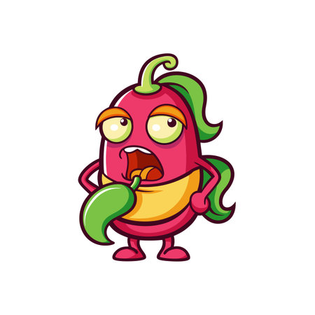 Whimsical Bell Pepper Artwork for Sleep Themesのイラスト素材