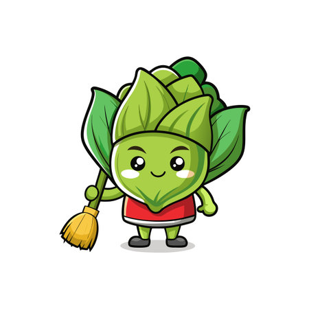Unique Bok Choy Sketch for Social Projectsのイラスト素材