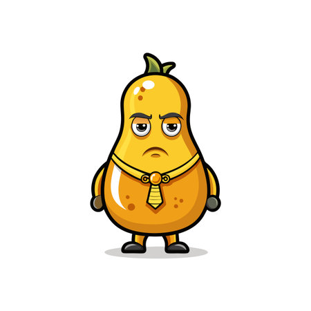 Unique Butternut Squash Art for Comic Projectsのイラスト素材