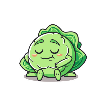 Playful Cabbage Design for Cosplay Projectsのイラスト素材