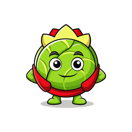Creative Brussels Sprouts Illustration for Magのイラスト素材
