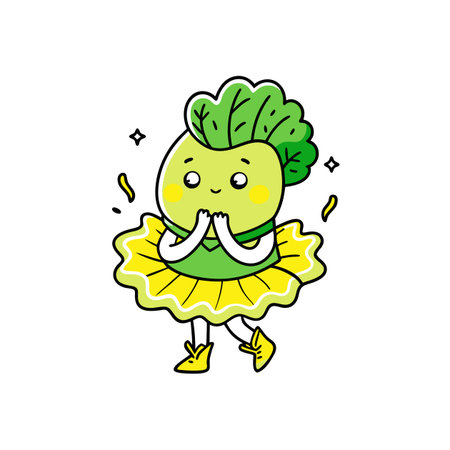 Unique Bok Choy Sketch for Relaxed Themesのイラスト素材