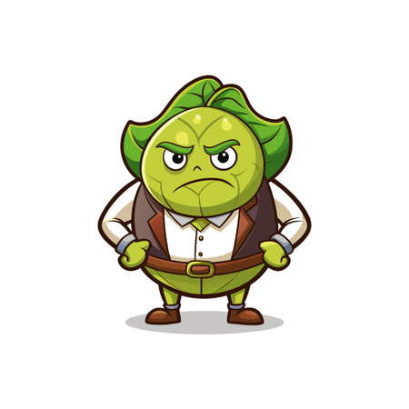 Ailing Brussels Sprouts in Geocachingのイラスト素材