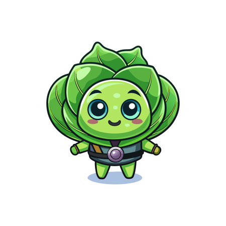Whimsical Enervated Cabbage Scuba Designのイラスト素材