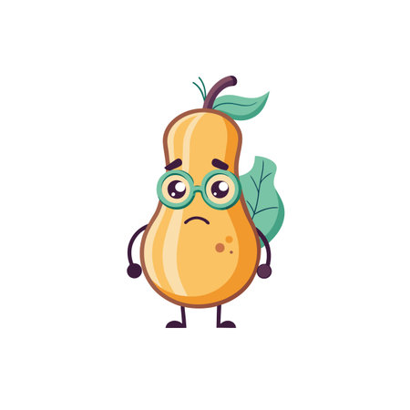 Energetic Butternut Squash Illustrationのイラスト素材