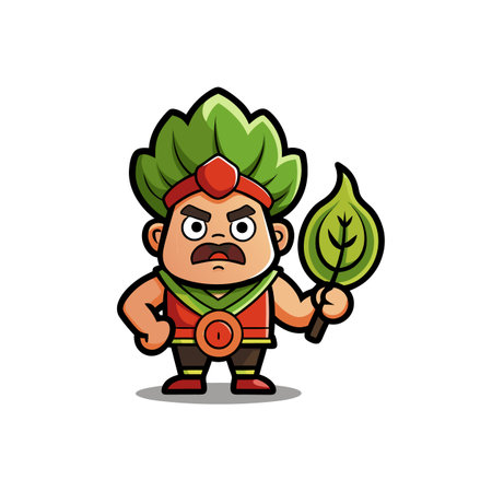 Bok Choy in Storytelling Styleのイラスト素材