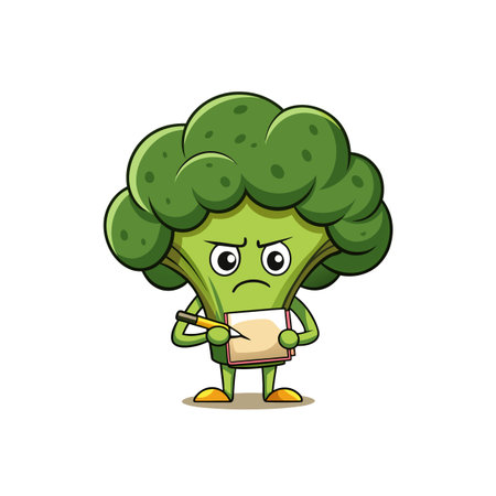 Broccoli in Creative Writing Artのイラスト素材