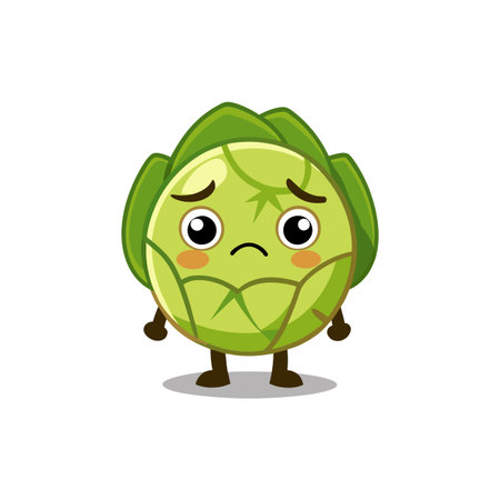 Unique Bloated Brussels Sprouts Designのイラスト素材