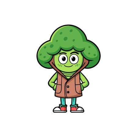 Fun Inactive Broccoli Furniture Designのイラスト素材