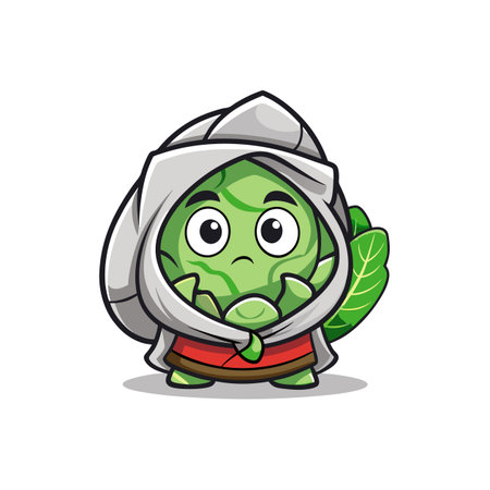 Unique Ill Brussels Sprouts Illustrationのイラスト素材