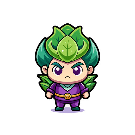 Light Bok Choy Vegetable Building Illustrationのイラスト素材