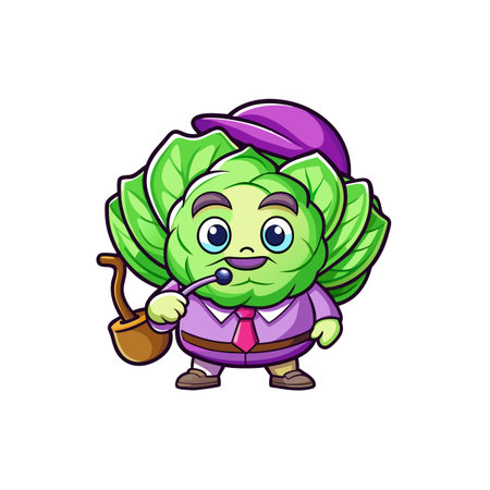 Creative Heavy Cabbage Designのイラスト素材