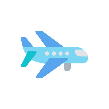 Modern Airplane Icon for Travelのイラスト素材